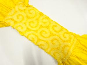 正絹　絞り　帯揚げ